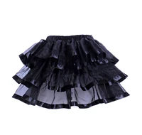 all match black mesh pengpeng miniskirt