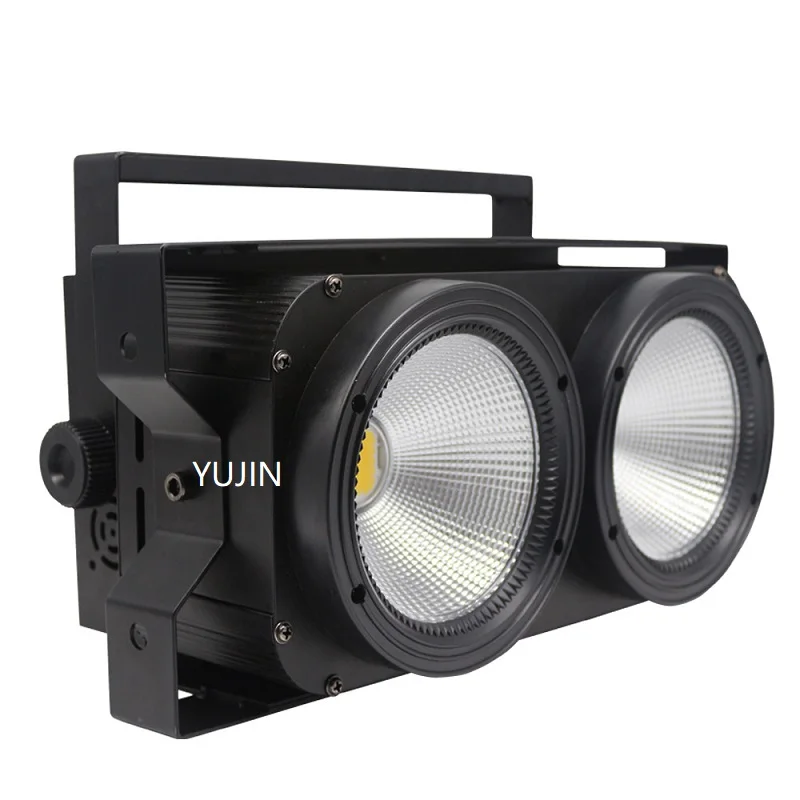 4 шт./лот DMX стробоскоп Теплый Холодный белый 2X100W 2 eyes 200W Светодиодный светильник