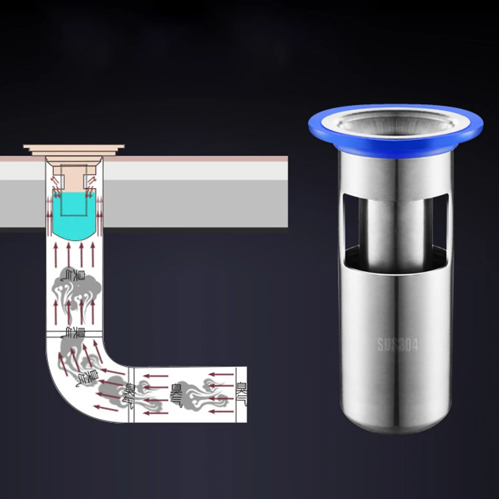 Новый фильтр для пола ванной комнаты с вилкой и сифоном раковины кухонный слива