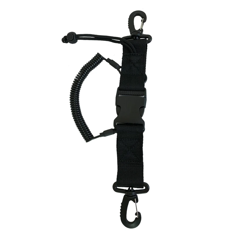 

Diving Camera Lanyard Spring Coil Camera Scuba Diving Quick Release Buckle Clips Underwater Pool Accessories T8NC