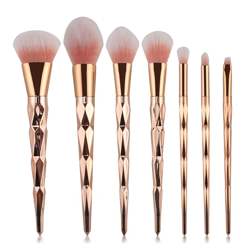 7 8 шт. набор кистей для макияжа|makeup brush set|brush setgold makeup set |