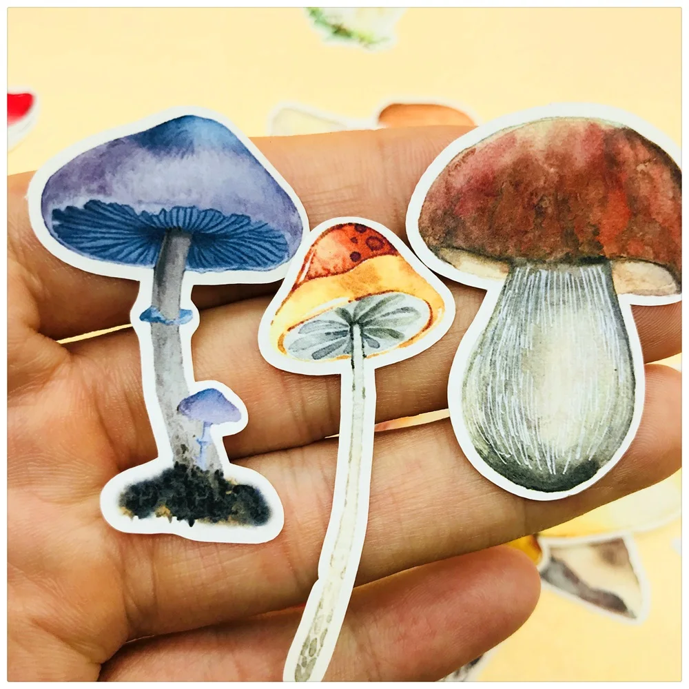 33 шт./упак. 2019 винтажные стикеры в виде дождливых грибов сделай сам альбом для