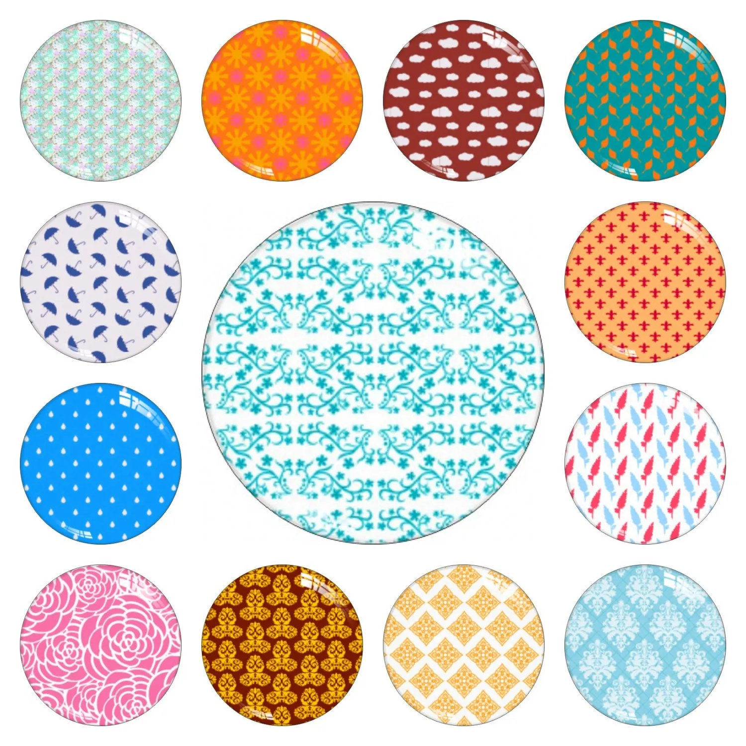 Сделанный вручную Круглый Фото стеклянный кабошон 10 мм/12 мм/14 мм/18 мм/20 мм/25 мм/30 мм