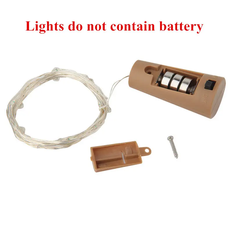 Новый год 2 м 20 светодиосветодиодный искусственная пробковая батарея встроенная