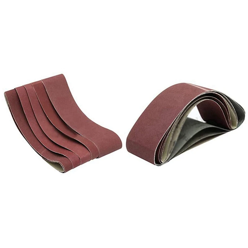 

10 Pieces 100 X 915Mm Sanding Belt 4 Inch X 36 Inch Sanding Screen Abrasive Band, 240 Girt & 150 Girt