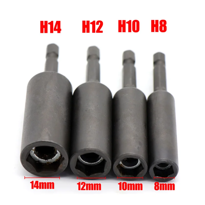 Ударное сверло с шестигранным хвостовиком 100 мм 1/4 &quot адаптер набор магнитных