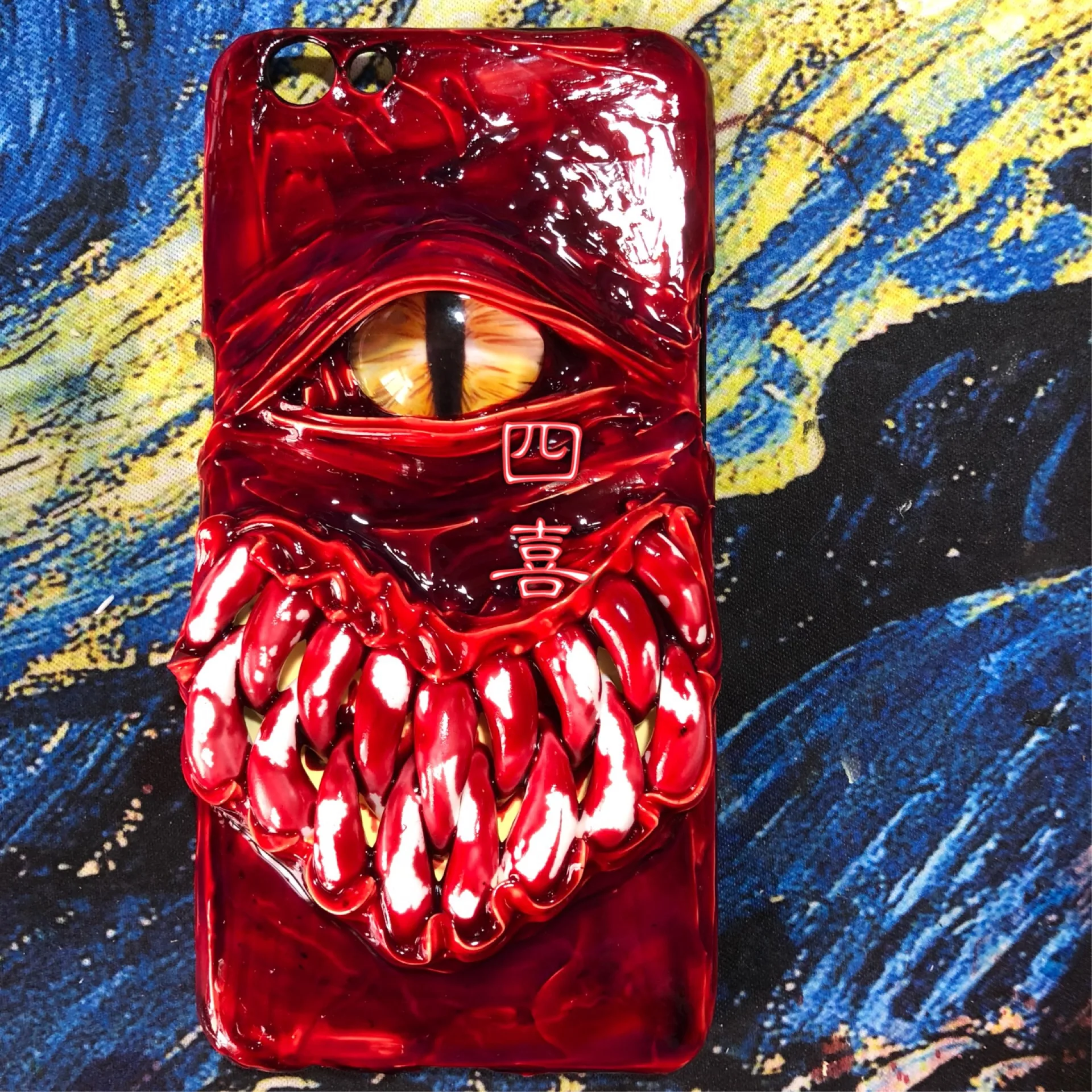 

Apple's iPhone x phone case 8plus teeth 6s hand-protected case 11promax Samsung vivo Huawei