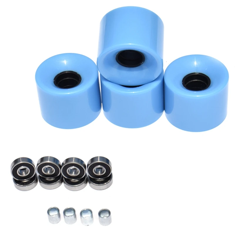 4 шт./компл. скейтборд крейсера колеса Пустой Pro 60X45mm лонгборд длиной 22 дюймов