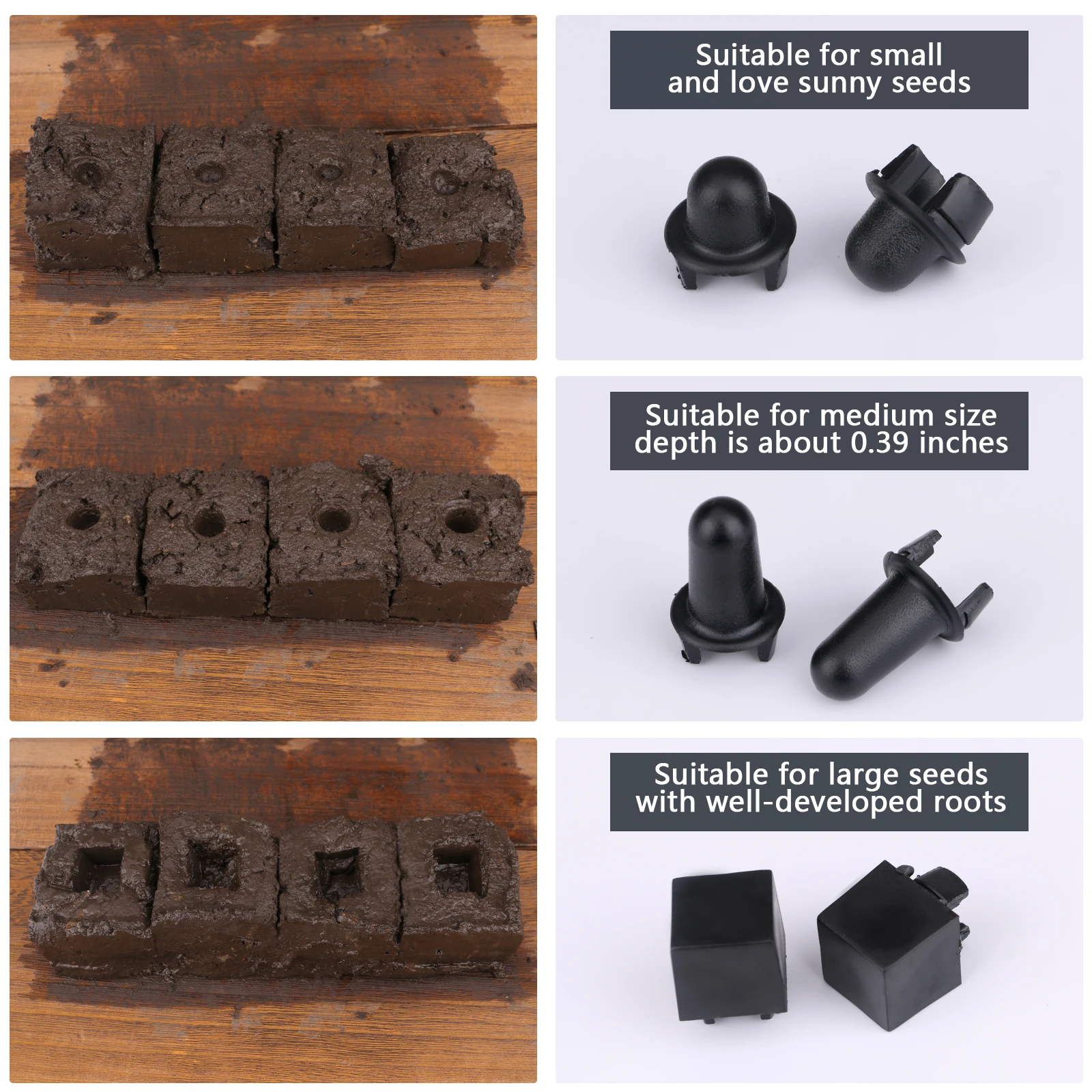 Ручной блокировщик почвы моделирующее устройство для посадки с насадками