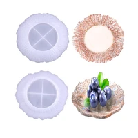 storage tray crystal epoxy resin mold plate dish silicone mould diy crafts jewelry casting tools home decoration