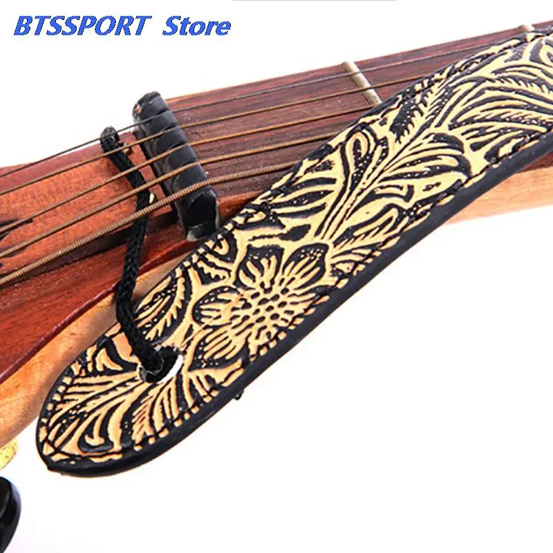 Детали для гитары Расширенный Ремень электрогитары рельефный ремень