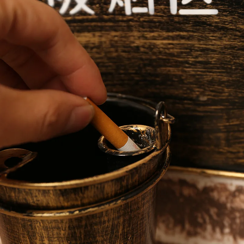 Металлическая Пепельница ручной работы в американском ретро стиле подвесные