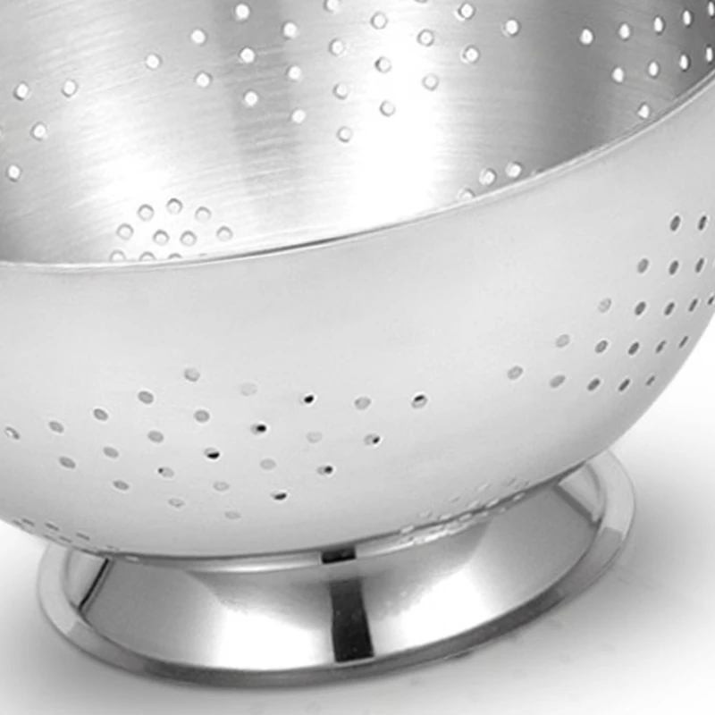

Stainless Steel Punching Fruit Basket, Vegetable Washing Basket, Fruit and Vegetable Drain Basket, Cleaning Basin, Hollow Drain