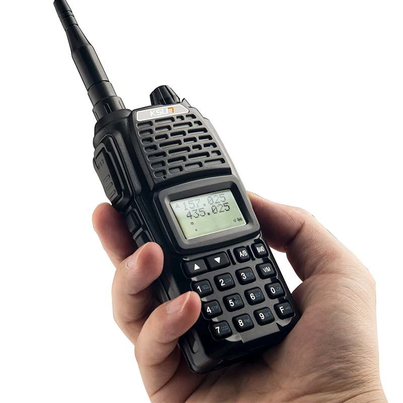 Двухдиапазонная портативная рация KSUN UV68D UV 136 174 и 400 470 МГц 8 Вт UHF VHF двухсторонняя