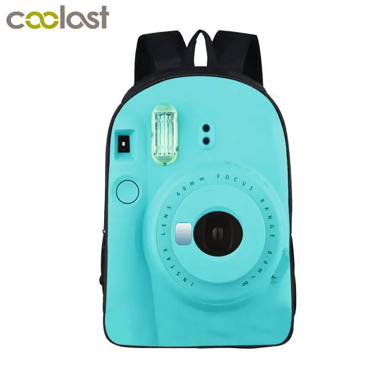 camera printing backpack women men travel bag children school bags for teenage girls boys school backpack bookbag free global shipping