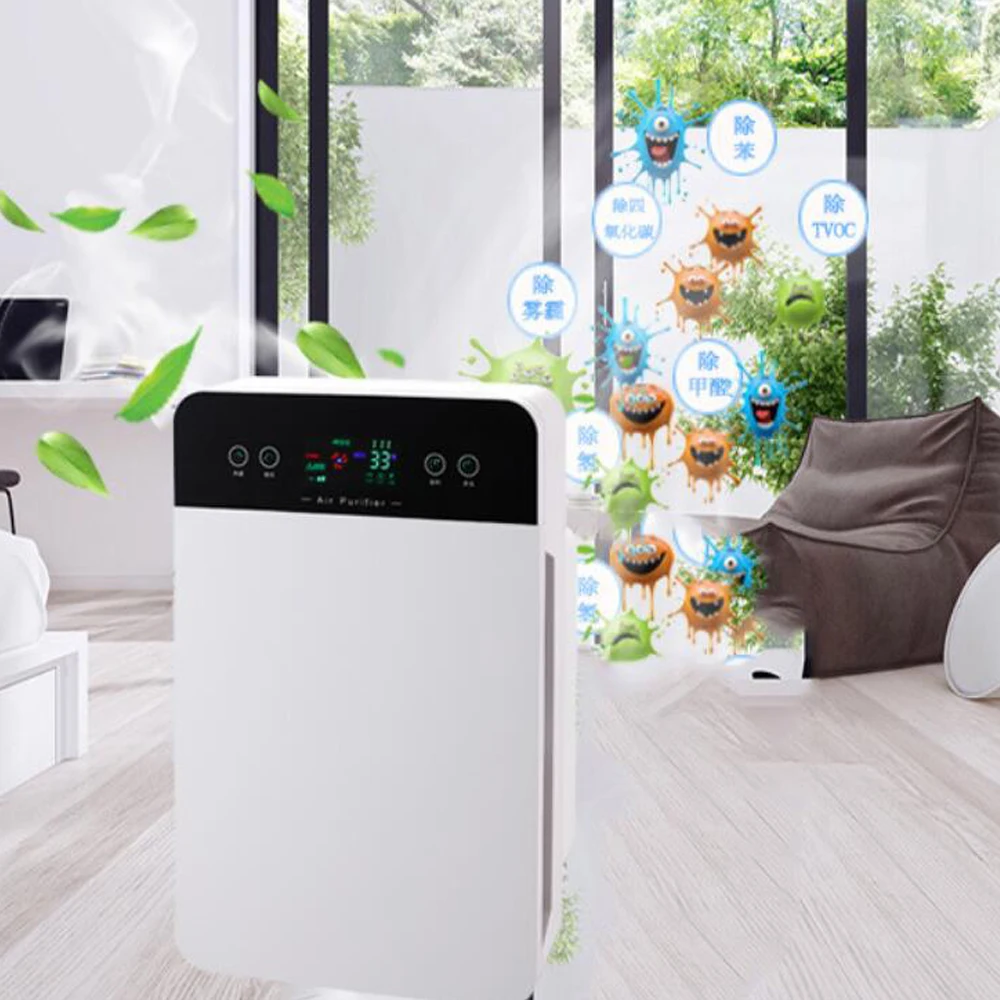 

Air Purifier With Filter - Portable Quiet Mini Air Purifier Personal Desktop Ionizer Air Cleaner,For Home, Work