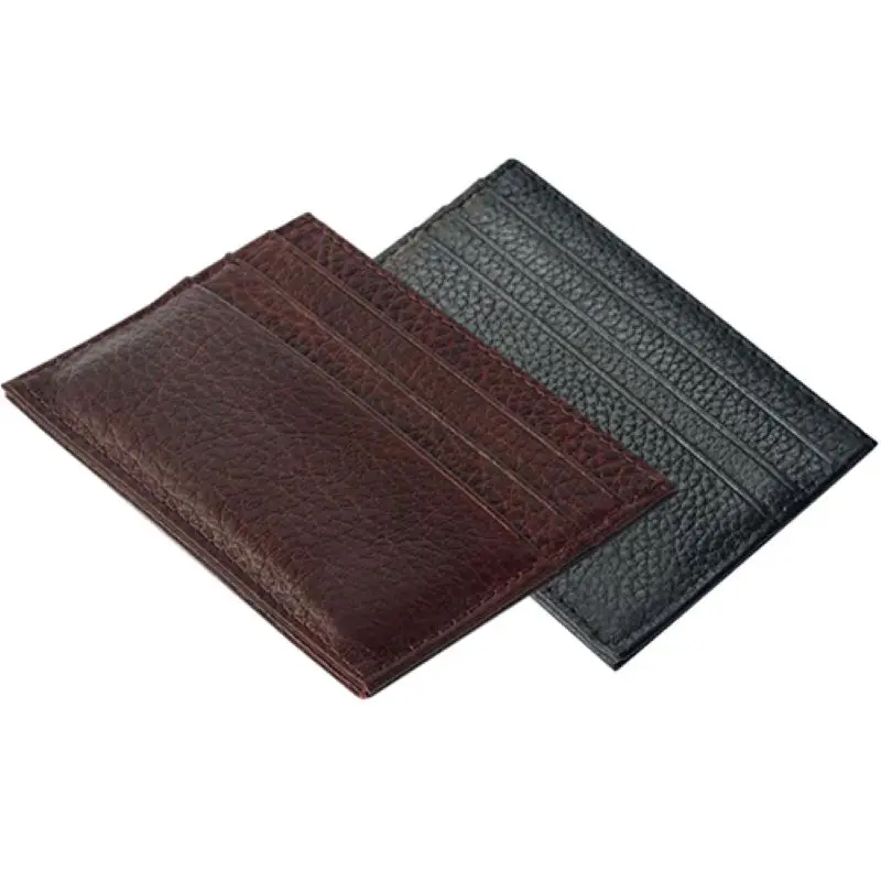 2020 мужской тонкий кошелек из искусственной кожи с отделением для кредитных карт