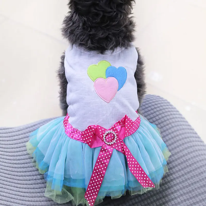 

Small Dog Clothes for Small Medium Dogs Dress Sweet Lovely Pet Puppy Wedding Princess Lace Dresses Spring Summer Dog Vest Skirt