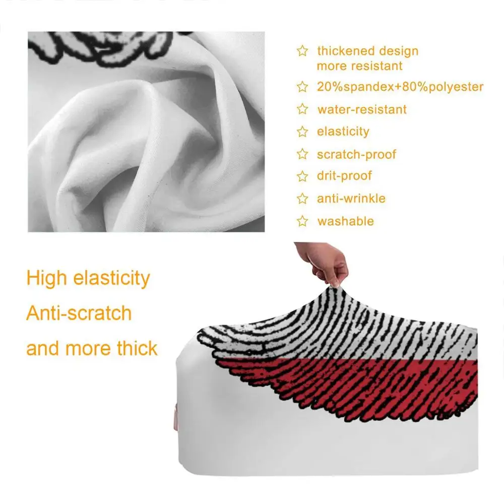 Аксессуары для путешествий с итальянским флагом и отпечатком пальца защитная