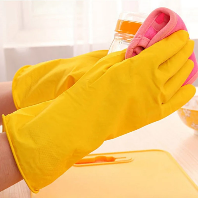 Прочные бытовые перчатки водонепроницаемые противоскользящие износостойкие
