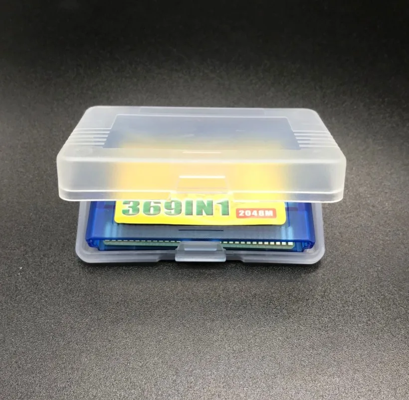 10 комплектов для GameBoy Advance 369 в 1 игровая карта GBA мульти игр бесплатный защитный