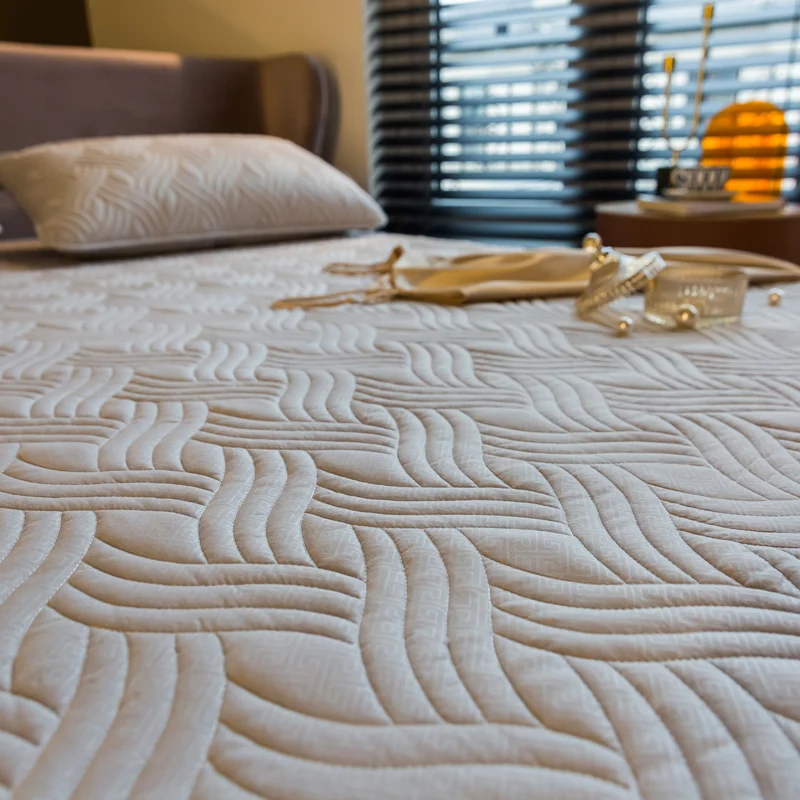 Чехол для матраса Pure Cotton Thicken Quilted King Queen 160*200 с антибактериальным верхом и воздухопроницаемым материалом.