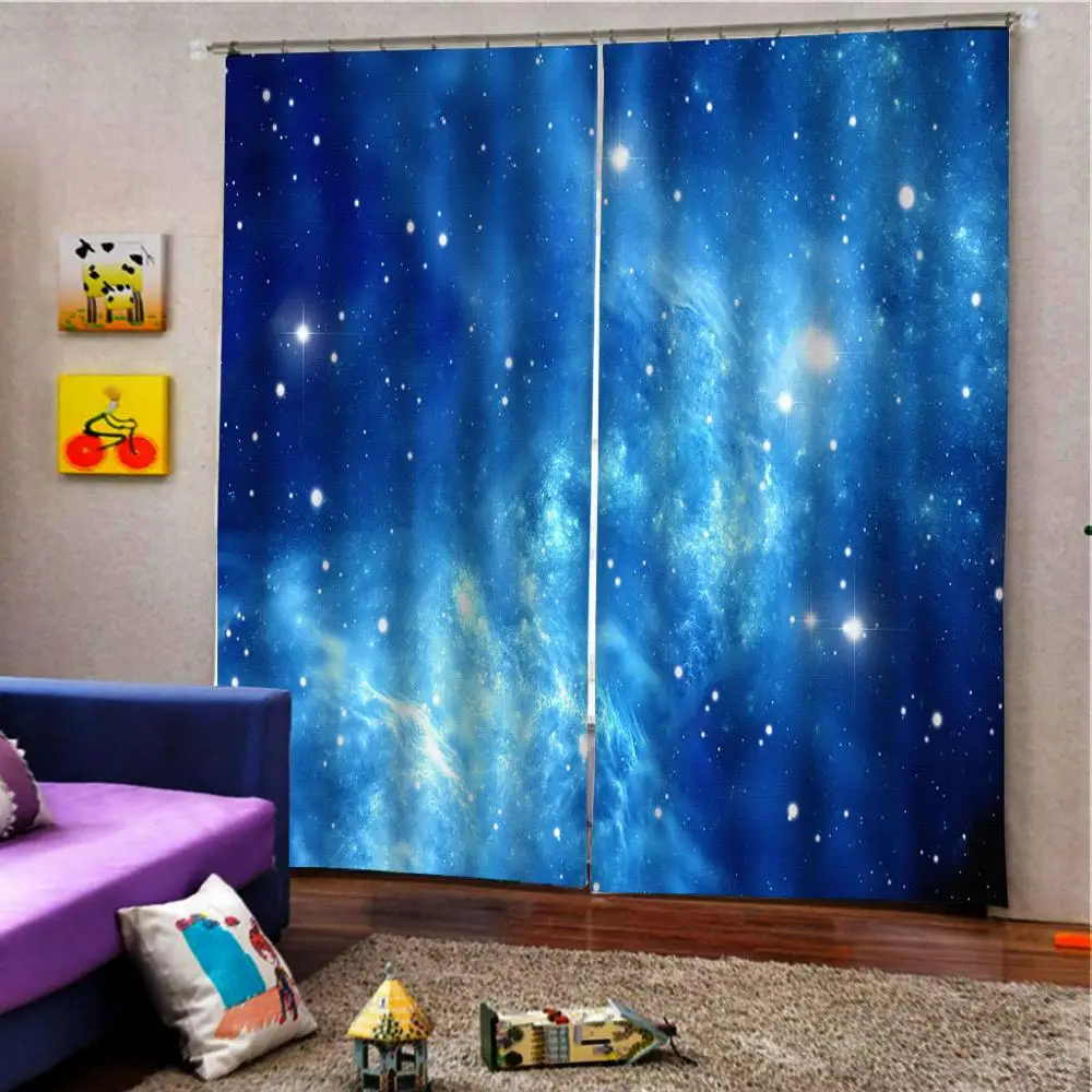 Затемняющие шторы на окна для гостиной и спальни фантазийные занавески с