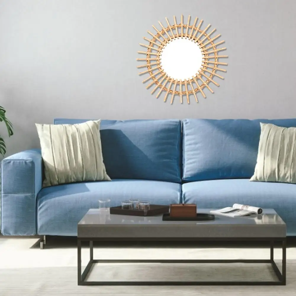 Ротанговые зеркальные наклейки на стену художественное украшение зеркальное