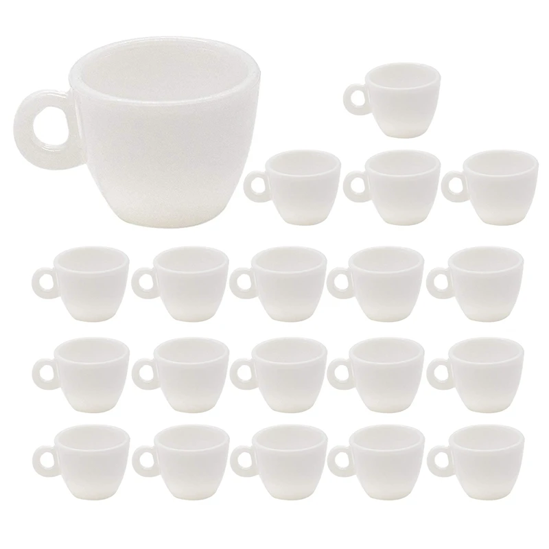 

Dollhouse Kitchen Products Set Miniature Mini Coffee Cups Set Miniature Dollhouse Macaroon for Kid Best Gifts