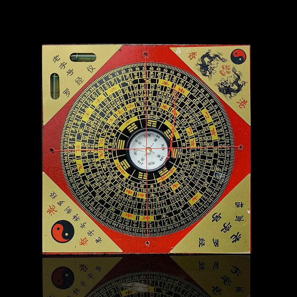 Китайский компас фэн-шуй квадратный Luopan LuoJingYi профессиональные принадлежности