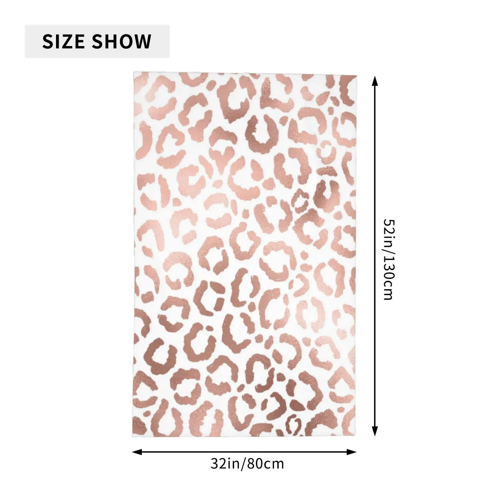 Шикарное пляжное полотенце цвета розового золота банное XL индивидуальный дизайн
