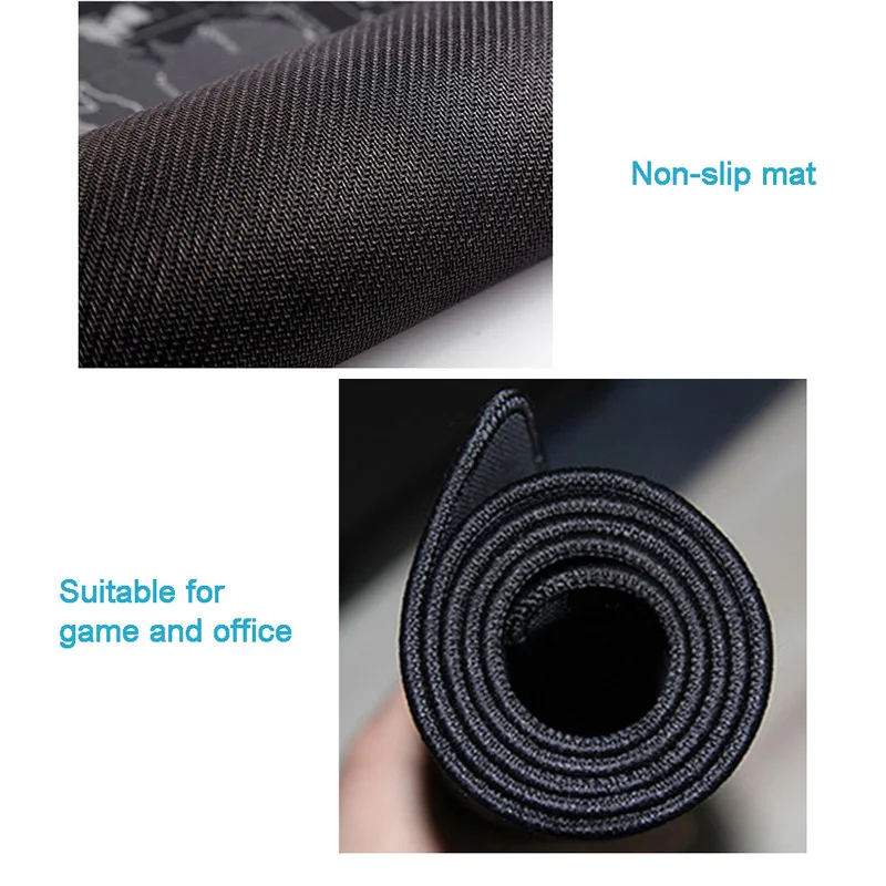 Коврик для мыши игровой коврик клавиатуры и большой силиконовый гелевый мягкий с