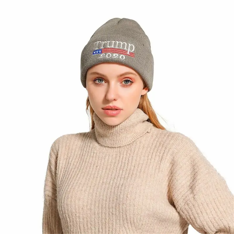 

Donald Trump 2020 Beanie Hat Make America Great Again Knit Warm Ski Cap
