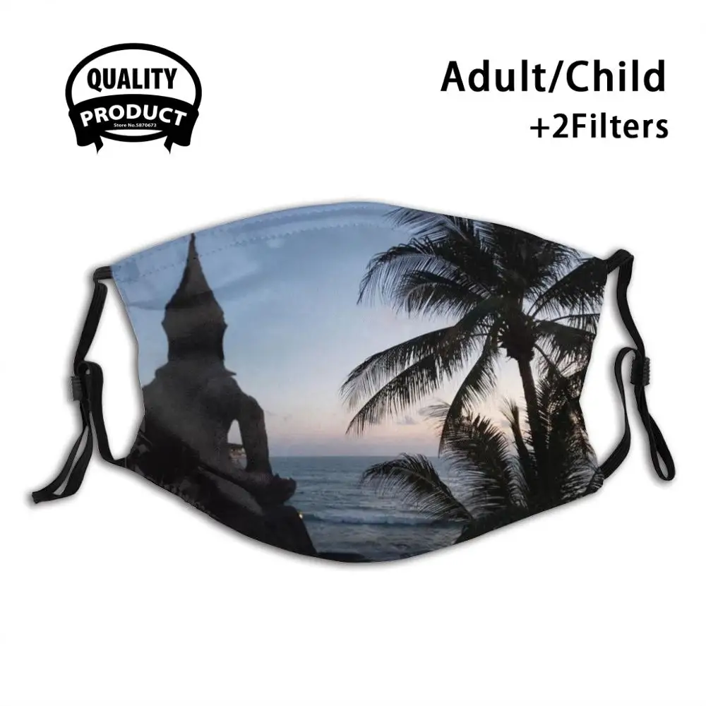 

Модные маски для рта с фильтром для взрослых и детей, для медитации, Будда, медитация буддист буддизм