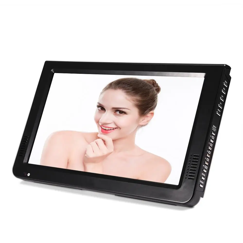 LEADSTAR 10 дюймов DVB-T-T2 цифровой аналоговый телевизионный 1024x600 Разрешение Цвет NTSC 50 Гц Портативный автомобиля мини ТВ Поддержка TF карты, Лидер продаж