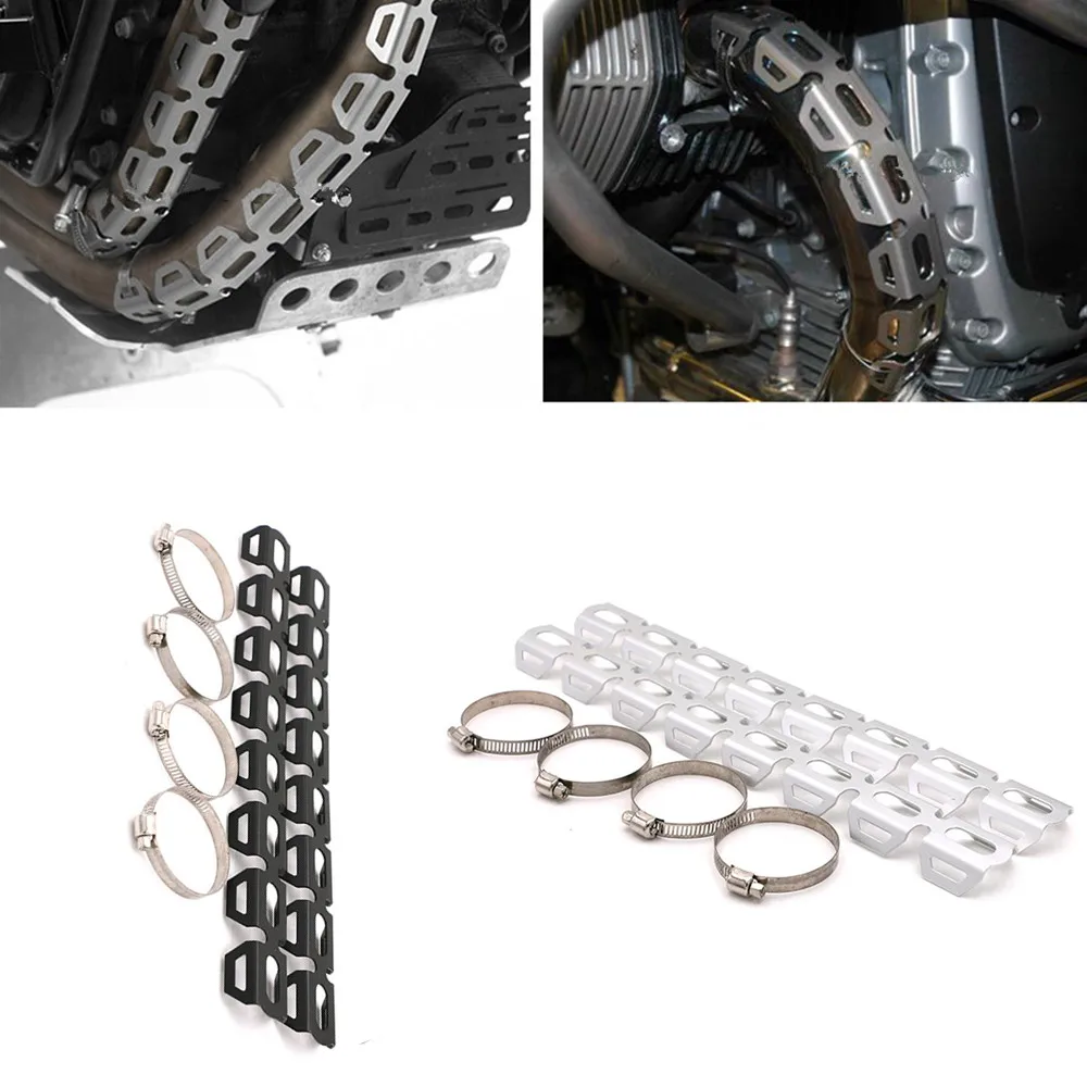 Выхлопной тепловой экран для мотоцикла глушитель трубы тепловая защита защитная