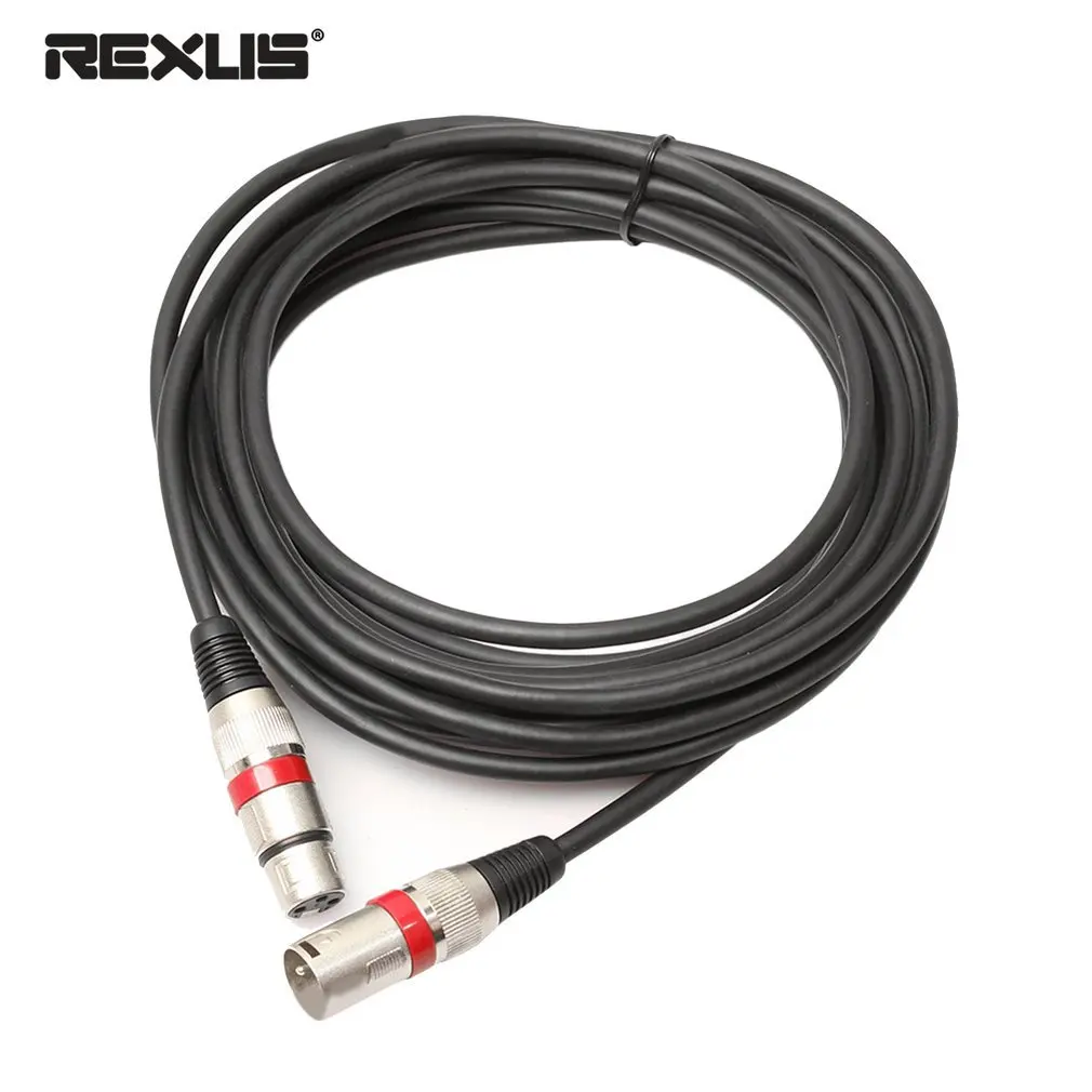 Удлиненный аудиоразъем для микрофона XLR Папа мама Удлинительный кабель Realis