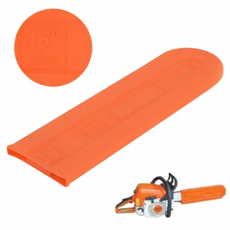 

Universal Chainsaw Orange Bar Cover 14 16 Guide Bar Scabbard Protector Plate