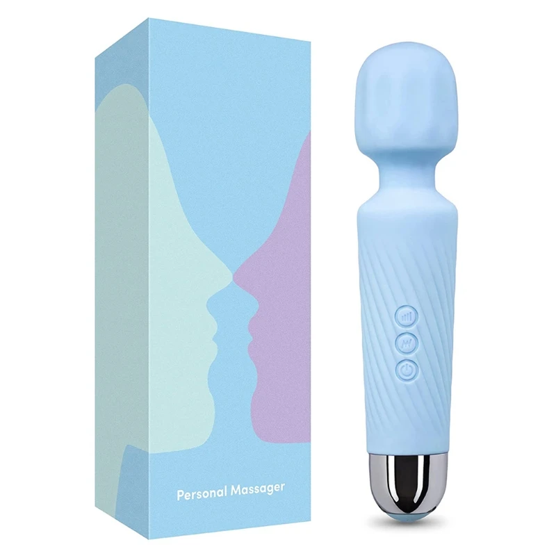 Мощный персональный массажер тихий и водонепроницаемый Электрический массаж 20