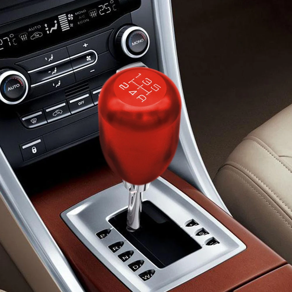 5 скоростей ручной рычаг переключения передач на алюминиевых черных