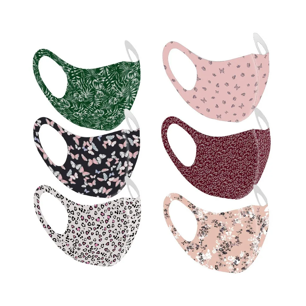 Многоразовая маска для лица взрослых модная женская моющаяся Защитная