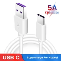 original usb 5a type c cable for huawei p40 p30 p20 pro lite mate 20 30 pro lite 10 plus type c supercharge super charger cable