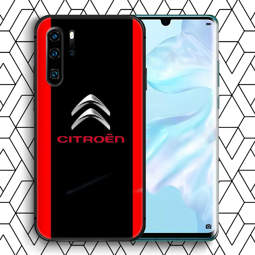 

Citroen Phone Case For Huawei P Mate Smart 10 20 30 40 Lite Z 2019 Pro black hoesjes trend shell fashion coque pretty cover 3D