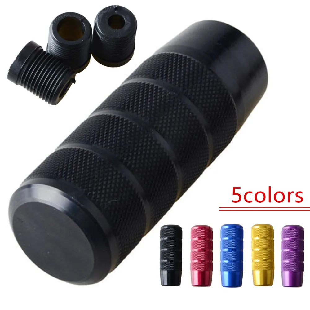 

Universal Aluminum Car Manual Gear Stick Shift Knob Shifter Lever Head AC Thread Adapters