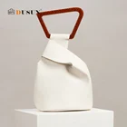 Модные Акриловые женские сумки персонализированные нерегулярные сумка-ведро женские Сумки из искусственной кожи на плечо сумки д