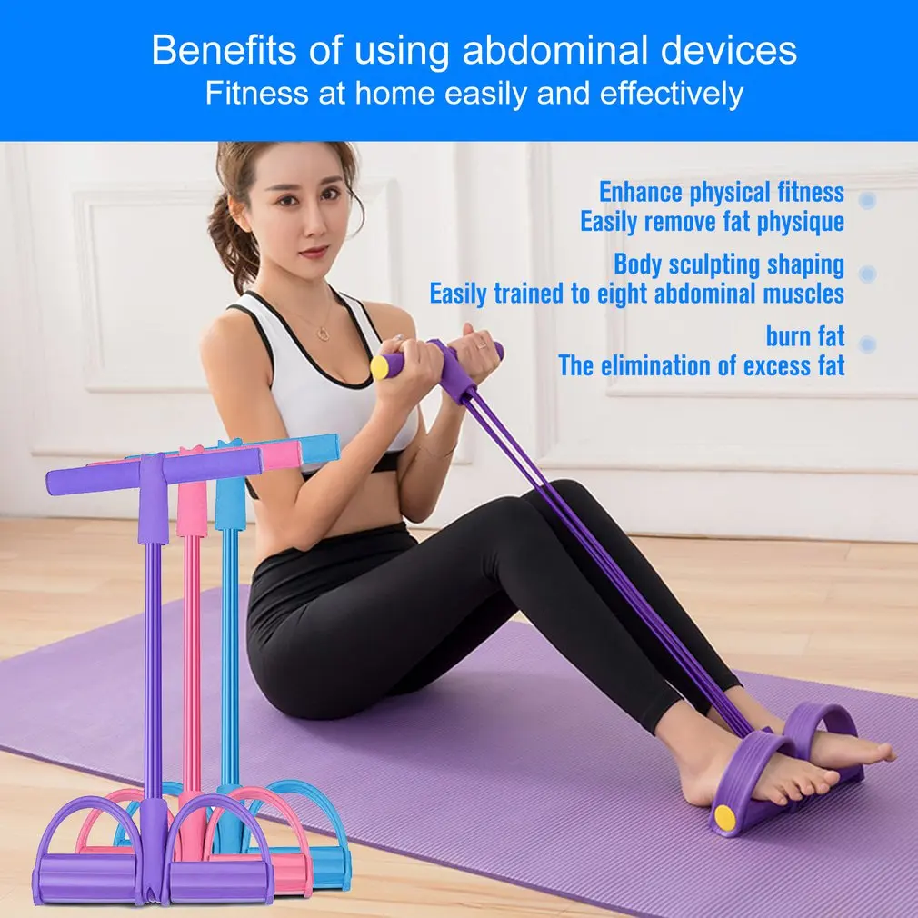 

1pcs Multifunctional Fitness Equipment Pedal Puller Male And Female Arm Sit-ups Training Yoga Handle For Fitting