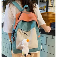 womens backpack cute canvas school bags for girls anti theft travel school large capacity backpack purse for women