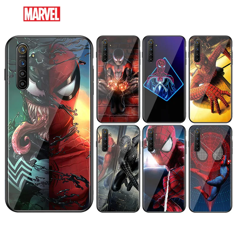 

Cool Marvel Spider Man For OPPO F5 F7 F9 F11 R9S R15X R17 Neo K3 K5 A5 A7 A9 A11X Pro Soft Silicone Black Phone Case