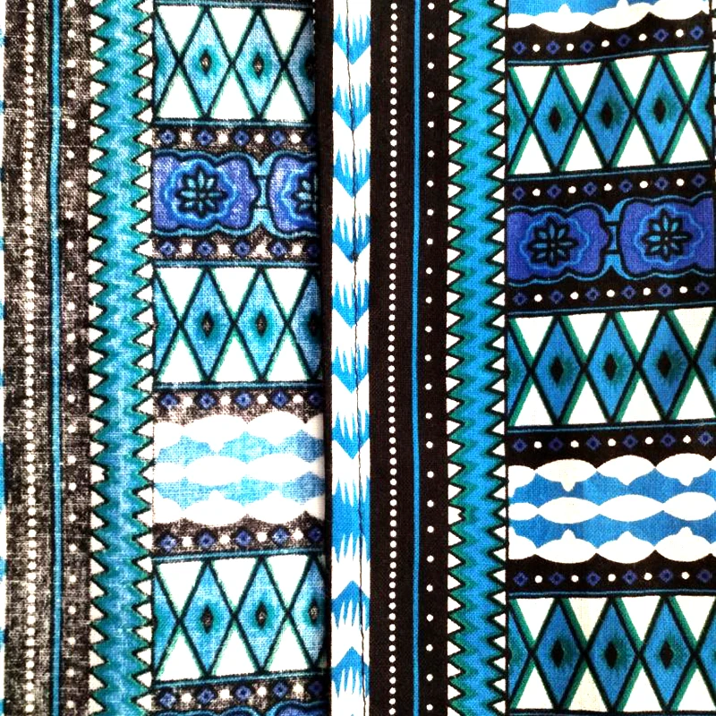 Африканская одежда модная африканская синяя с принтом Дашики богемная желтая 100%