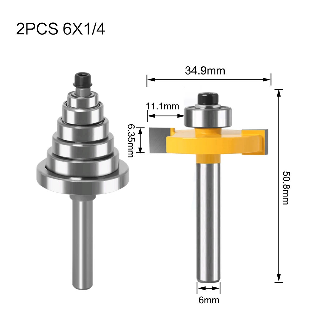 

Фреза Rabbet JGZUI 6, 8, 12 мм со шпинделями